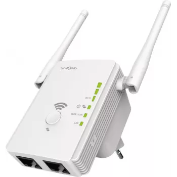 Strong REPEATER300V2 silla ja repiiteri võrgurepiiter 300 Mbit/s valge (REPEATER300V2)