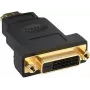 Adapter Kindermann HDMI-DVI-D-le (isane–emane) — digitaalne videosignaal