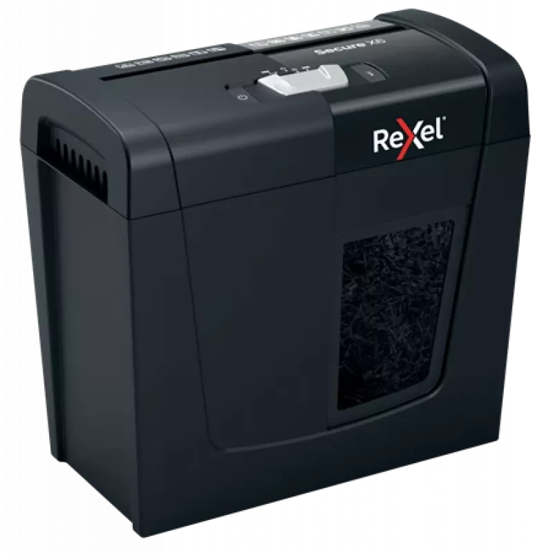 Rexel Secure X6 ristlõikega paberipurustaja P4, ristlõikamine, 4 x 40 mm, 10 L, 100 lehte, 68 dB, 6 lehte
