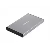 Väline kõvaketta/SSD-korpus NATEC Rhino GO — 2,5-tolline SATA, 9,5 mm, USB 3.0, alumiinium, hall, kuni 4 TB