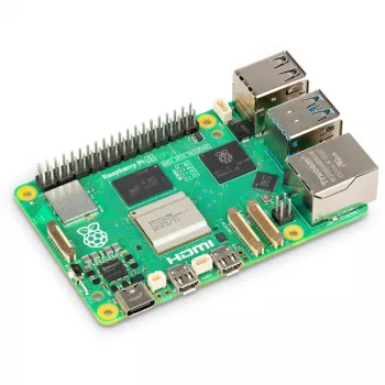 Üheplaadiarvuti Raspberry Pi 5 arendusplaat — 2400 MHz Arm Cortex-A76, kuni 16 GB LPDDR4x, MicroSD, USB 3.2, Wi‑Fi 5