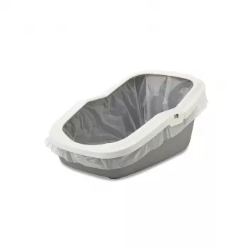 Avatud kassiliivakast Savic Aseo Hall Valge 560×390×275 mm kassidele, plastist, 2 kg