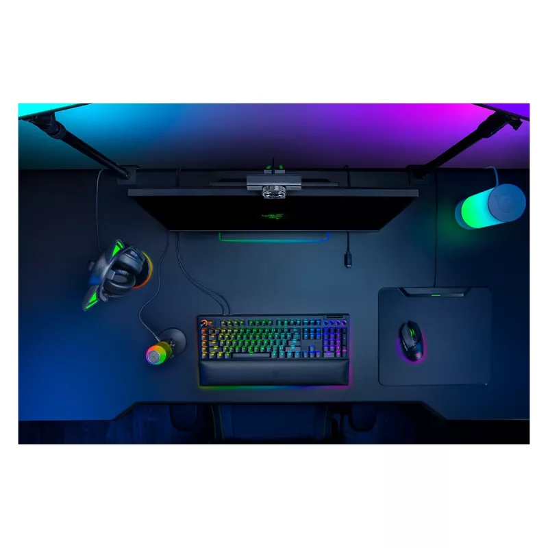 Razer Kiyo V2 X veebikaamera, 1440p @ 60 FPS, automaatfookus, lai vaatenurk - must