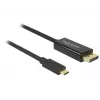 Video kaabli adapter USB USB-C DisplayPort DeLOCK 85255