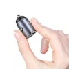 Autolaadija usams C38 30W — 1x USB-A + 1x USB-C kiirlaadimine