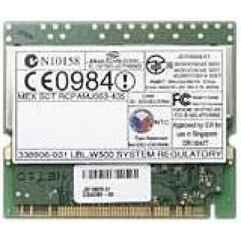 HP W500 Mini PCI traadita võrguadapter, Mini PCI-kaart, 802.11b/g