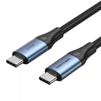 Vention USB 2.0 5A 240W 1,5m MUST USB-C kuni C kaabel