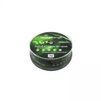 MediaRange - 25 x DVD+R - 4,7 GB (120 min) 16x - spindel (MR404)