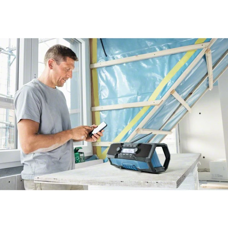 Bosch GPB 18V-2 SC Professional töökoharaadio must, sinine