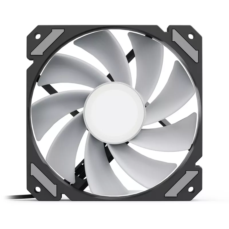 SHARKOON Shark Mirror RGB PWM Reverse 120mm ARGB ventilaator - must