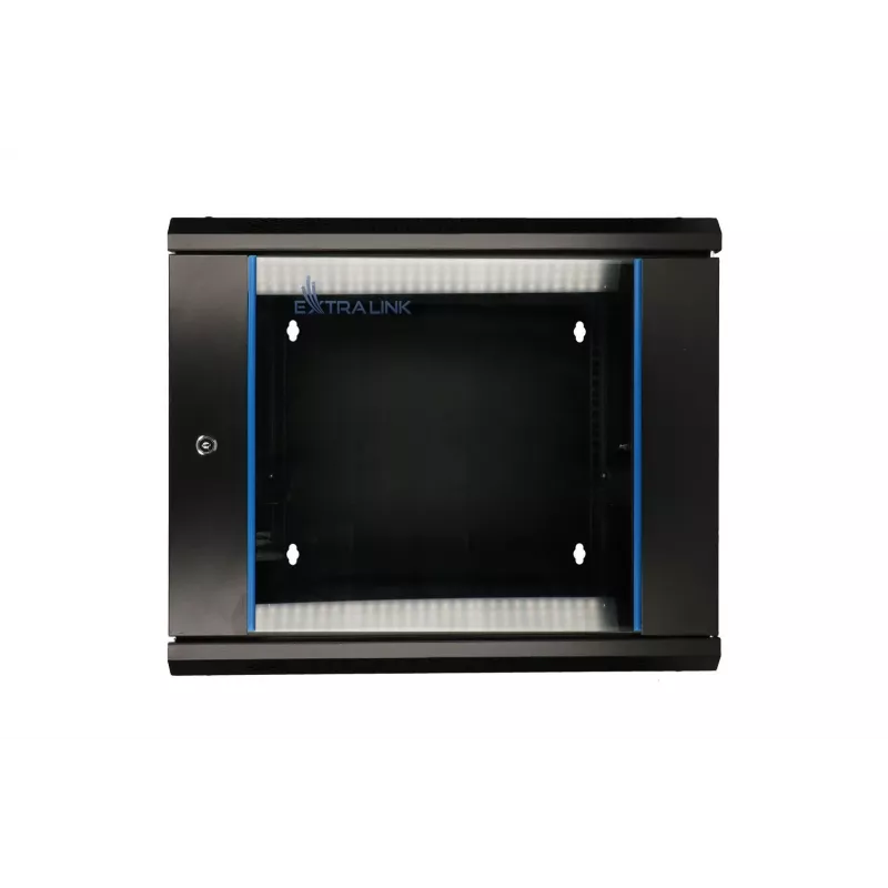 Extralink Rack-kapp 9U 600x600 AZH Must seinakinnitus, pöörduv tüüp