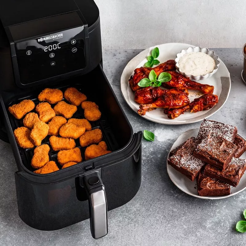 Air Fryer Rommelsbacher FRH 1700 Single 8 L Stand-alone 1700 W with 10 Programs and LED Display