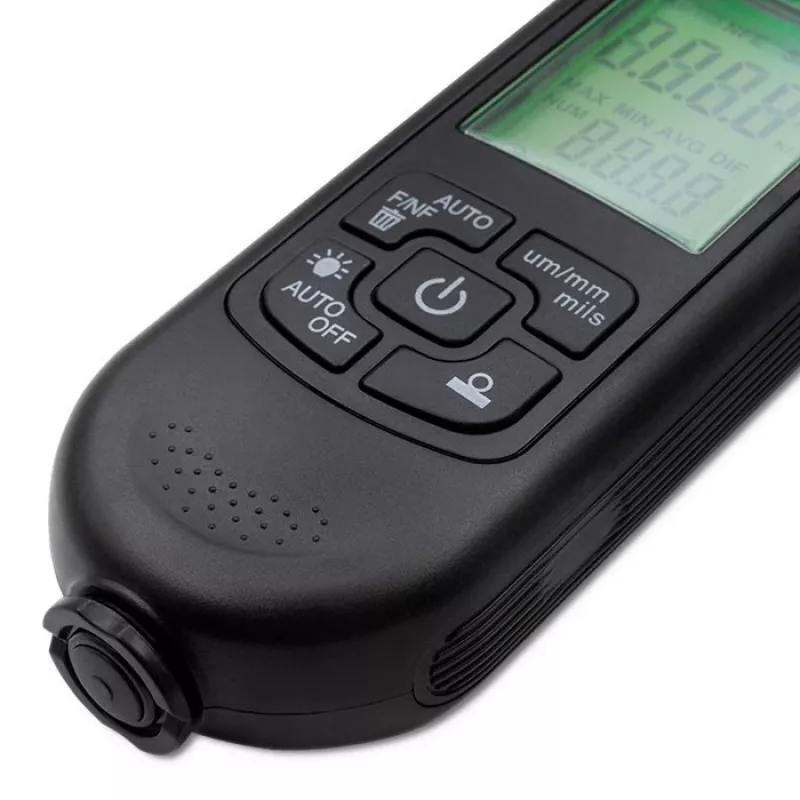 Qoltec Värvikihi paksuse mõõtur LCD-ekraaniga | 0~2000 µm