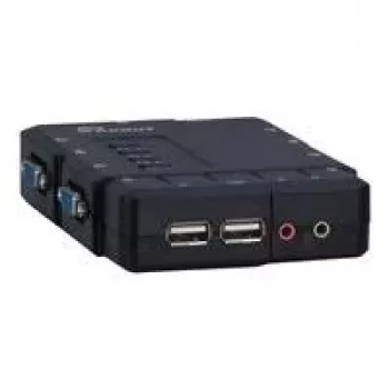 Inter-Tech Argus KVM CS-41UA - KVM-/Audio-lüliti - 4 x KVM/Audio - 1 kohalik kasutaja - Lauapealne (88887167)