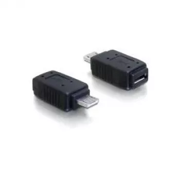Adapter USB micro-A+B-pesa USB micro A-isasele DeLOCK 65032 Must