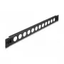 Patch panel DeLOCK 19-tolline D-tüüpi 12 porti tööriistavaba must