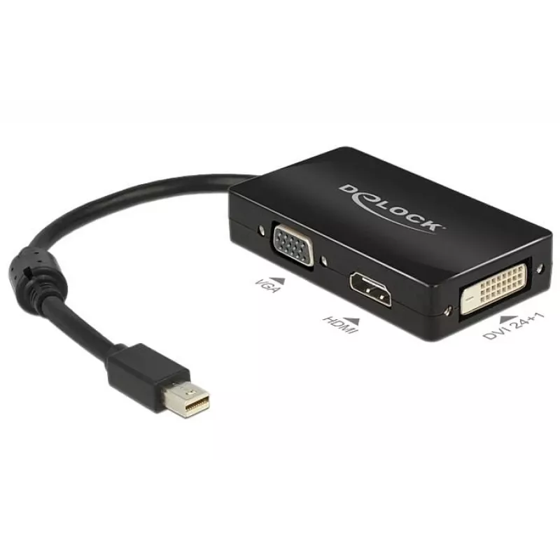 Juhe DeLOCK 0,16 m DisplayPort/VGA + HDMI + DVI