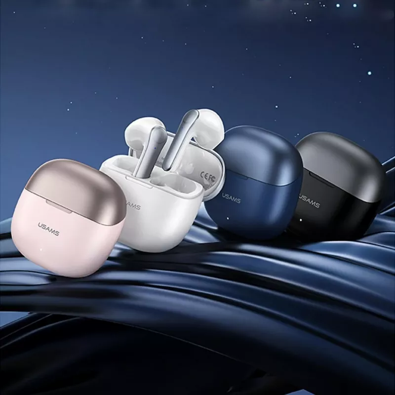 Kõrvaklapid USAMS TWSXH Series Dual Mic Wireless Blue/Blue BHUXH03