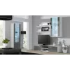 Cama TV-alus SOHO 180 valge/hall läikiv