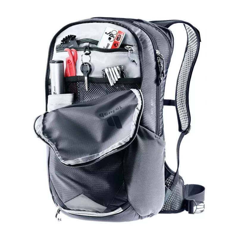Deuter Race Air 14+3 14 L Must Matkamine Jalgrattasõit Unisex