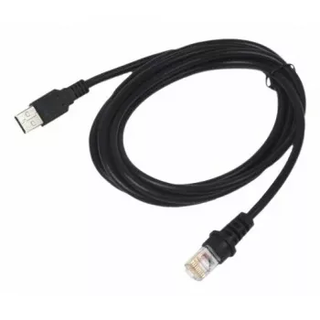 Datalogic - USB-/toitekaabel - USB - 1,2 m - must - Datalogic WLC4190, WLC4190-HC, Gryphon I GBT4200, GD4220, GD4290, GM4200 jaoks