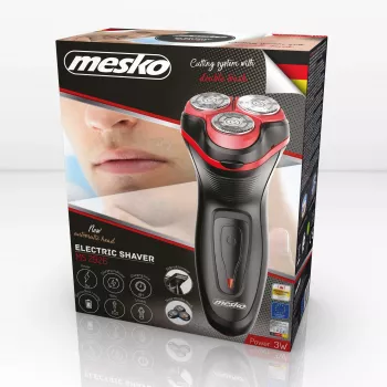 Mesko MS 2926 meeste pardel Pöörlev pardel Trimmer Must,Punane