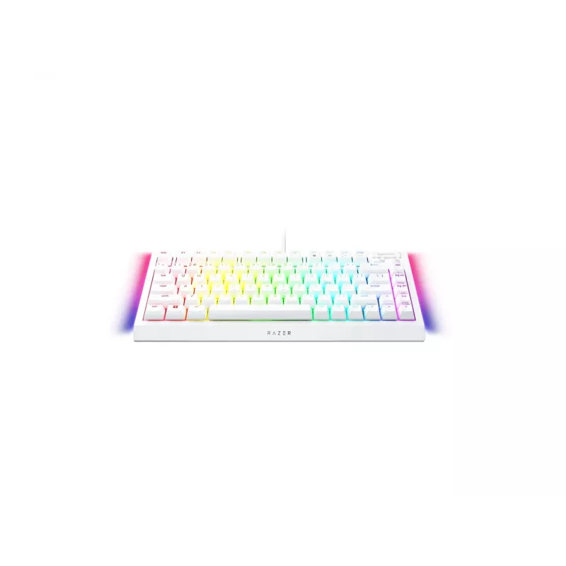 Mehaaniline mänguriklaviatuur Razer MustWidow V4 75% USB QWERTY USA inglise valge