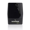 Katkematu toiteallikas TECNOWARE Era Plus 1600 — Line‑Interactive UPS 1.6 kVA / 1120 W, 2 vahelduvvoolu pistikupesa, USB Type‑B, must