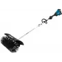 Makita - pühkimisharja kinnitus - tõrksa mustuse jaoks, Lehed - 250 mm - Laius: 600 mm (199318-5)