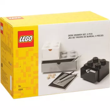 Lauasahtlite komplekt 3 tk Room Copenhagen LEGO hoiukast valge, mudel 43250801