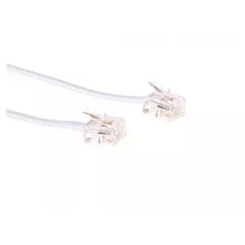 Telefonikaabel Microconnect MPK181W RJ11 RJ11 1m Valge