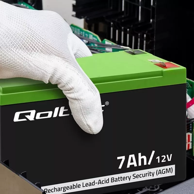 Qoltec 53076 AGM aku | 12V | 7Ah | Turvalisus