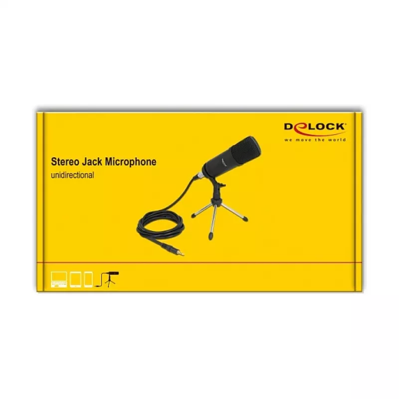 PC-mikrofon DeLOCK Professional Computer Podcasting Microphone