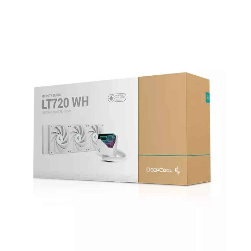 LT720 protsessorite vedelikjahutussüsteem 1-pakk valge 120 mm