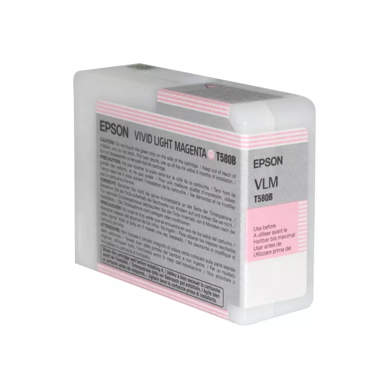 Epson Singlepack Vivid Light magenta T580B00, Vivid light magenta, pigmendipõhine tint, 80 ml, 1 tk