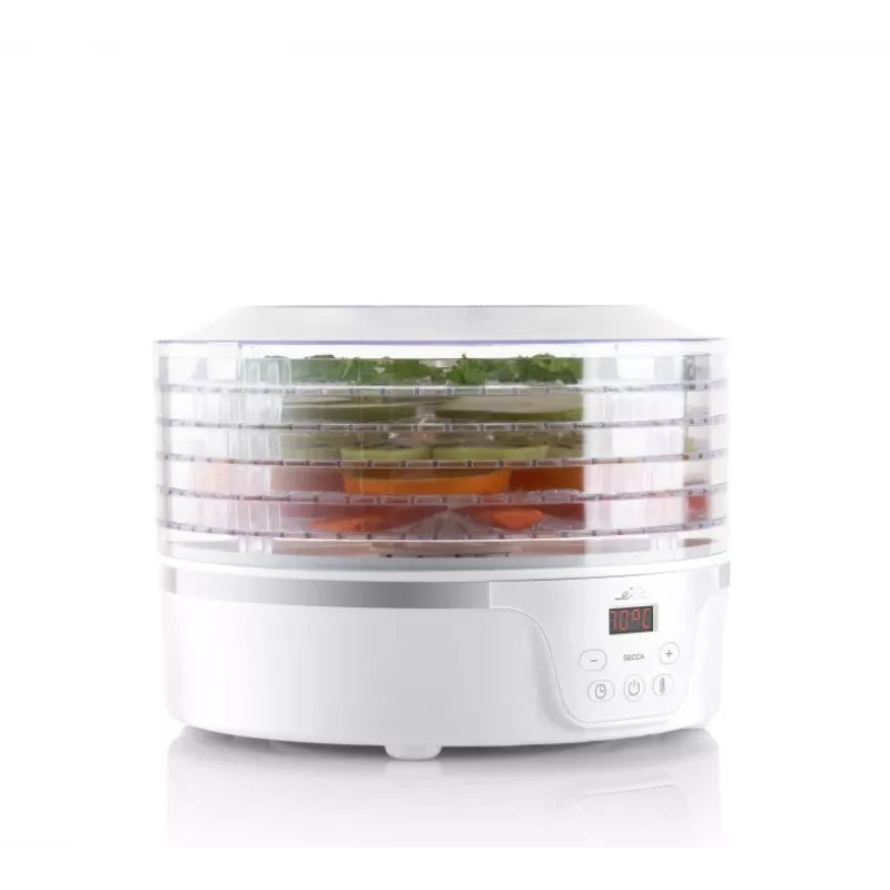 Toidukuivati ETA Eta SECCA Läbipaistev Valge 380 W, LED-ekraan, 24 h taimer, 300×300×220 mm