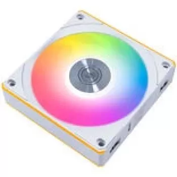 120 mm korpuseventilaator Lian Li UNI FAN CL Wireless — valge, juhtmevaba RGB juhtimine, ahelühenduse tugi