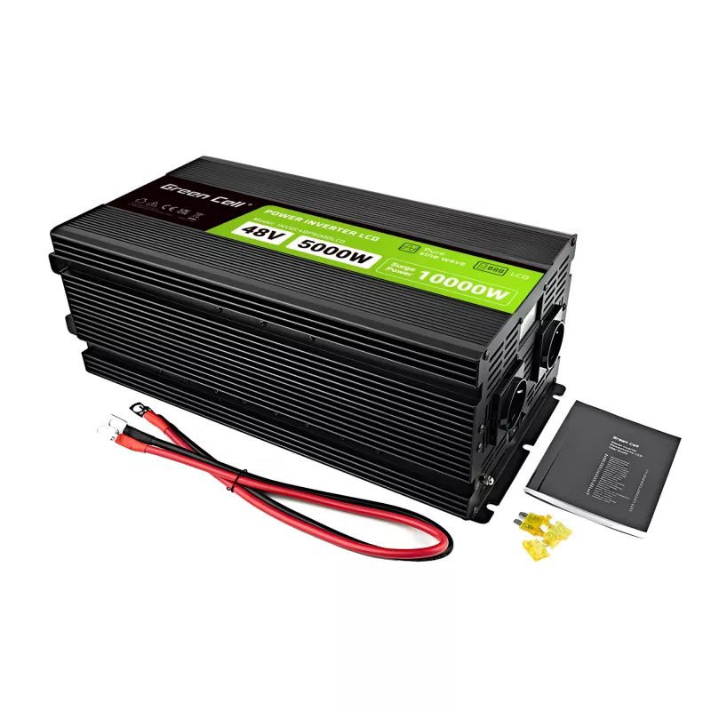 LCD muundur 48V 5000W/10000W puhas siinus koos ekraaniga