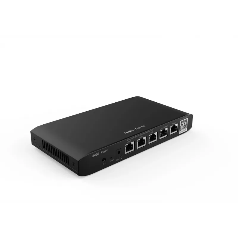 Juhtmevaba ruuter RUIJIE RG-EG105G-V3 kaheribaline Wi‑Fi 5, 2 tuuma, 128 MB muutmälu, 32 MB välkmälu, 4 LAN + 2 WAN gigabit-porti, must