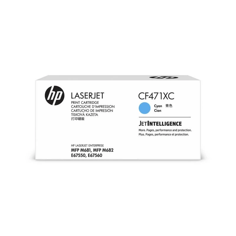 HP CONTRACT kassett nr 657X HP657X HP 657X tsüaan (CF471XC)