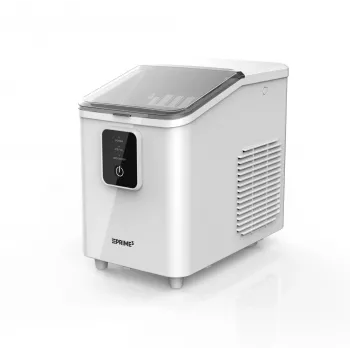 Kantav jääkuubikumasin PRIME3 SIM31 — 1,7 L paak, 12 kg/24 h, 120 W, R600A, hõbedane