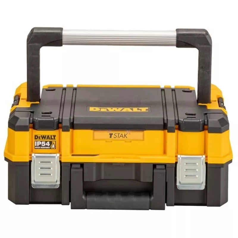 Tööriistade hoiukast DeWalt DWST83344-1, veekindel, kollane, 440×183×332 mm, 2 käepidet, lukustatav