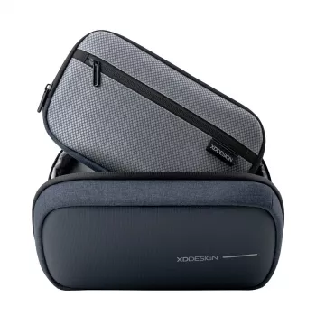 Hügieenikott XDDESIGN First-Class All-in-One Travel Organiser P706.3425, Granaatpunane, tõmblukk, 380 g, 17×27.5 cm väliskarp