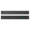 Videoseinakontroller DIGITUS DS-55358 — 4 ekraani, kuni 4K (3840×2160) @30Hz, DisplayPort 1.2a, metallkorpus, nupujuhtimine