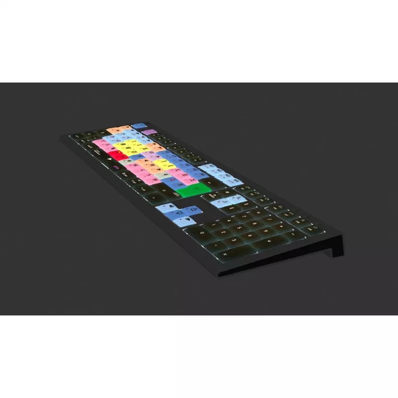Logickeyboard LKB-MCOM4-A2M-UK Klaviatuur USB QWERTY Inglise Must (LKB-MCOM4-A2M-UK)