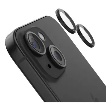 Karastatud klaasist kaamera objektiivi kaitse, Belkin OVA179HQBK, iPhone 15 ja iPhone 15 Plus jaoks — 2 tk pakend