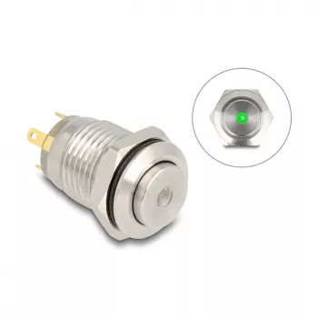 Surunupp-paneel DeLOCK 20982 hõbedane 230V 3A