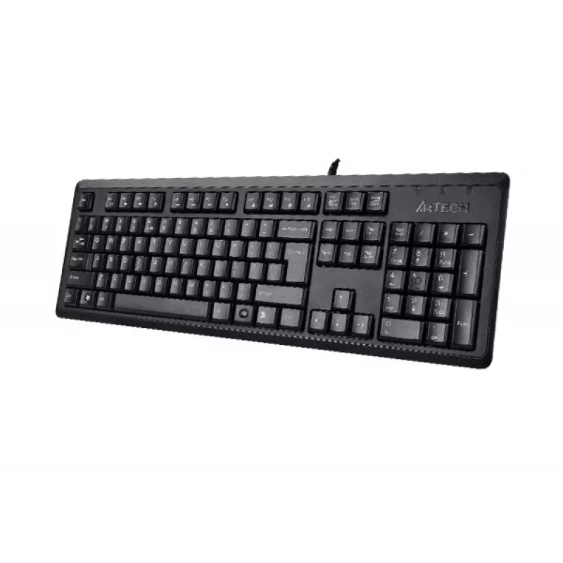 A4Tech KR-92 klaviatuur universaalne USB QWERTY inglise must