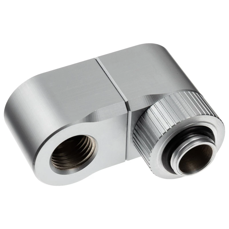 EK Water Blocks EK-Quantum Torque G1/4 tolli kahekordne pikendus Offset MF 28 - Satin Titanium