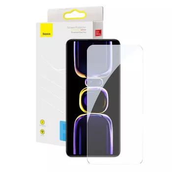 Karastatud klaasist ekraanikaitse Baseus Redmi K60 / K60 Pro jaoks, paksus 0,3 mm